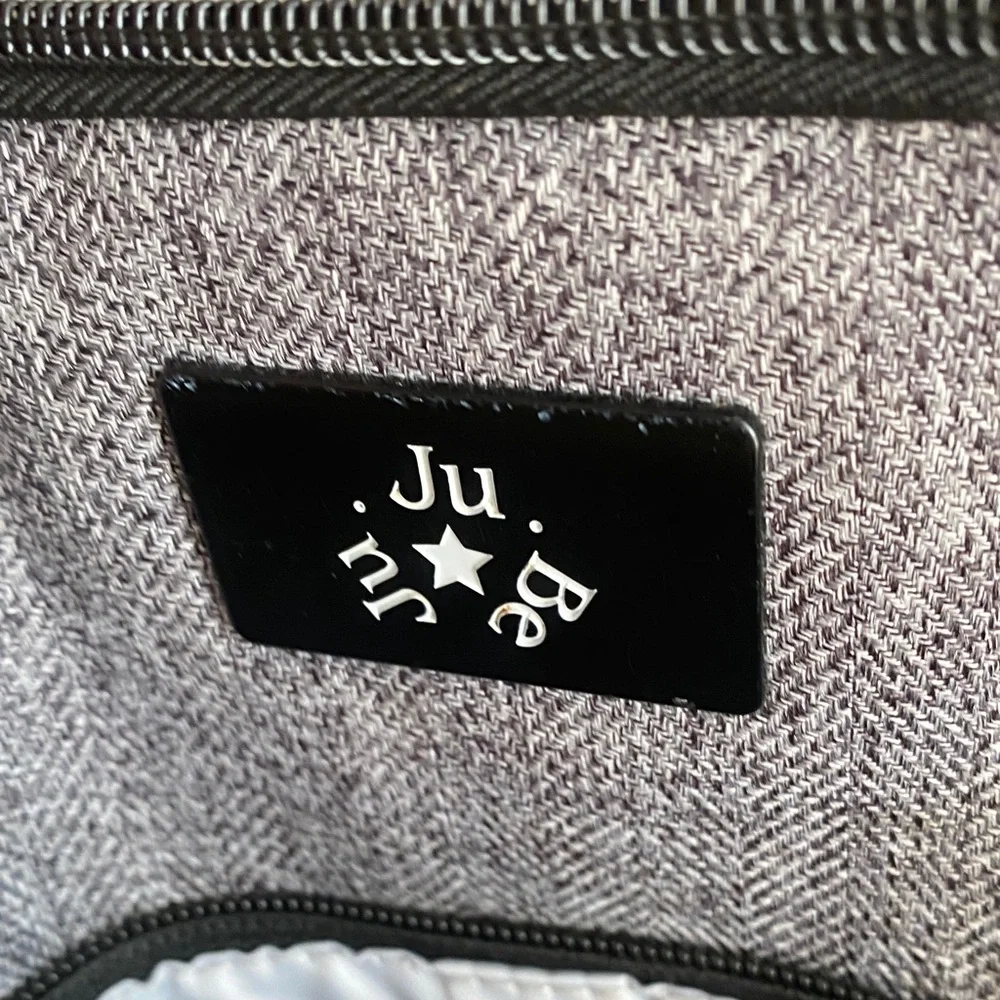 Ju-Ju-Be Gray backpack style Diaper bag.